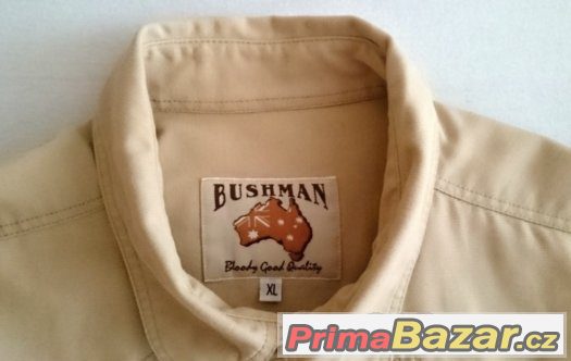174 - košile BUSHMAN dlouhý rukáv, vel. XL - PRODÁNO