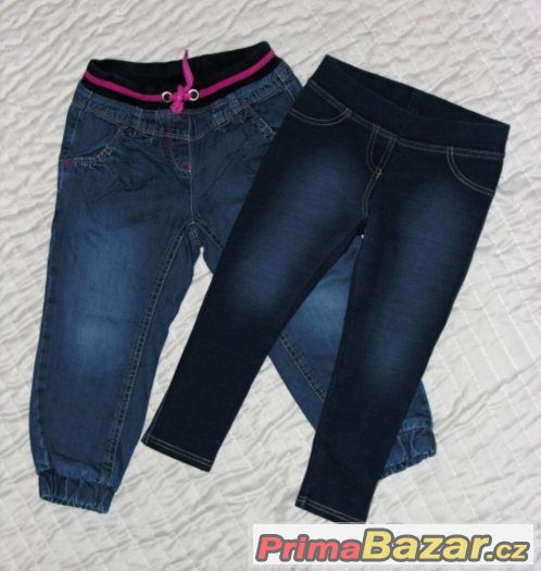 252 - 2x jeans C&A PALOMINO, vel. 104 - TOP STAV