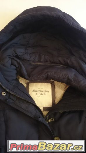 182 - Dámská péřová bunda ABERCROMBIE & FITCH, vel. L