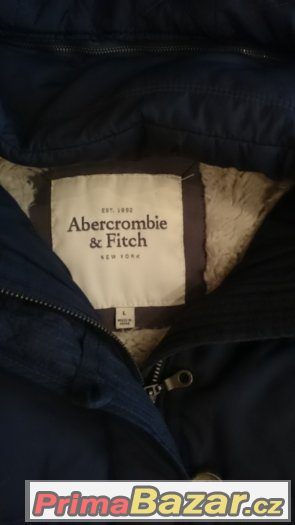 182 - Dámská péřová bunda ABERCROMBIE & FITCH, vel. L