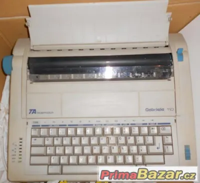 Prodám elektrický psací stroj Gabriele, plně funkční