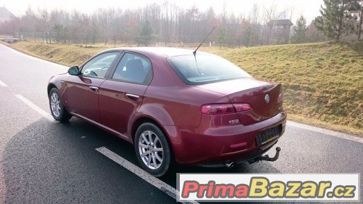 Alfa Romeo 159 - 136kW, tempomat, ALU, 1.majitel, serviska