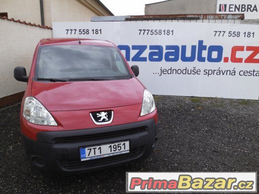 Peugeot Partner 1.6 Hdi, ČR, 1. MAJITE - ZADÁNO