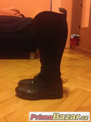 Vysoké jezdecké boty