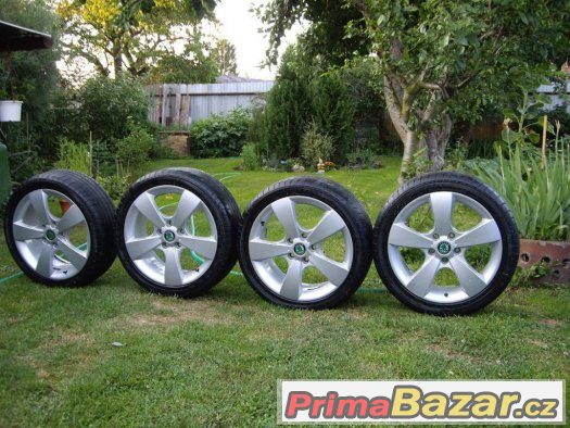 ALU zimní kola ori Škoda 17' 5x112 Octavia Superb Pegasus