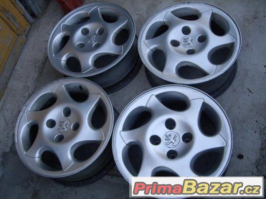 ALU disky ori Peugeot 15' 4x108 406 207 307 308 206 Partner