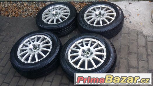 ALU kola zimní originál VW 15' 5x100 Golf IV Bora Polo