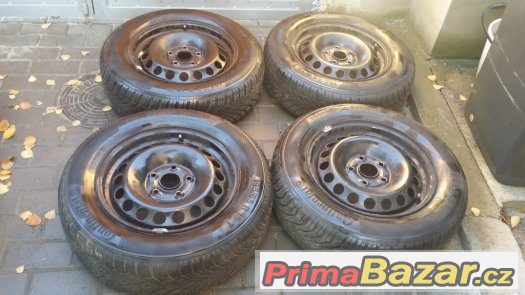 Zimní kola 5x112 195/65 R15 Škoda Octavia II Continental VW