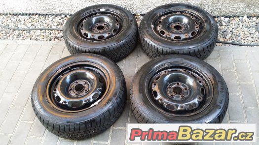 Zimní sada disky kola 5x100 185/60 R14 Škoda Fabia Roomster