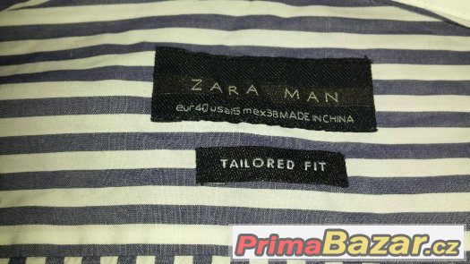 Pánská košile Zara vel. 40 - NOVÁ Pánská košile Zara vel. 40 - NOVÁ