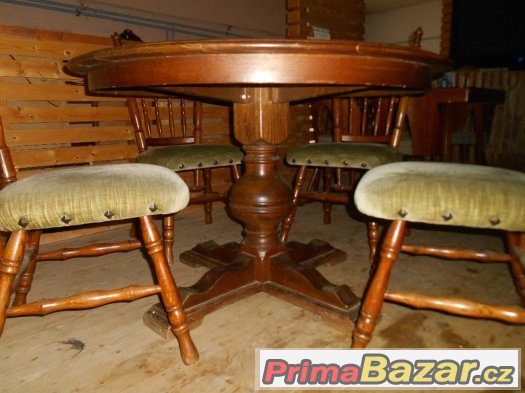Starožitný stůl a židle