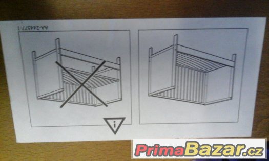 Postýlka Ikea s odendavací bočnicí+matrace+mantinel