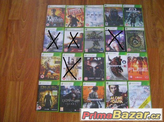 Prodám hry na XBOX 360