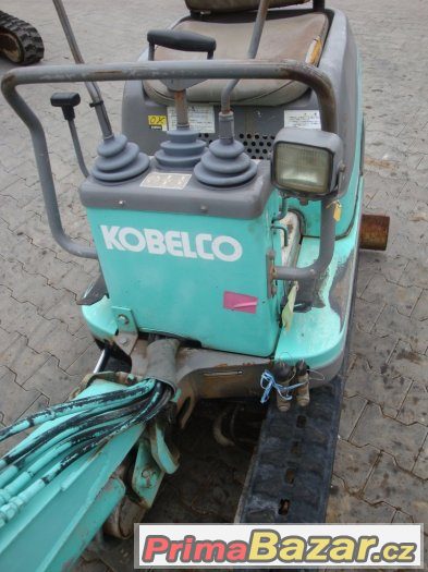 Pásový bagr KOBELCO SK007, minirypadlo, podkop