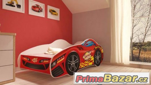 detska postel se zabranou autopostel NOVA i s matraci detska postel se zabranou autopostel NOVA i s matraci