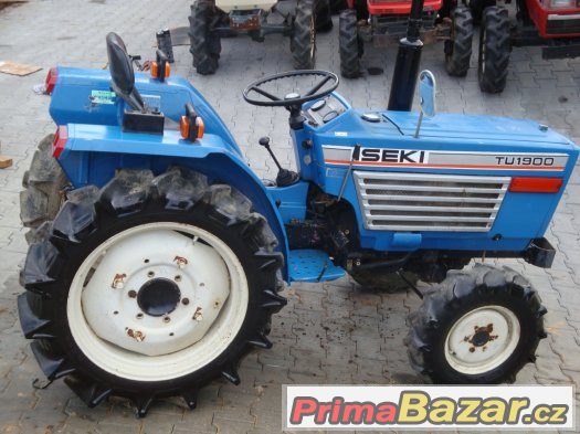 Japonský traktor ISEKI TU1900, 4x4, 19 Hp + tříbodový závěs