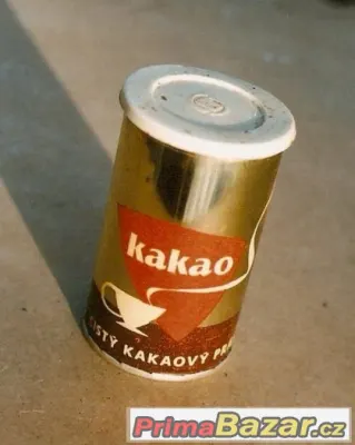 Staré kakao, originální nenačatá plechovka, sběratelské
