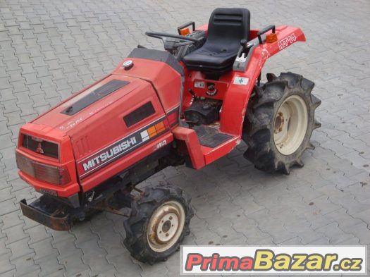 Malotraktor MITSUBISHI MT-14, 14 Hp, 4x4 s rotavátorem