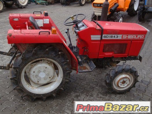 Japonský traktor SHIBAURA SD1843, výkon 18 Hp, 4x4