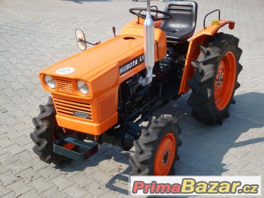 Japonský malotraktor KUBOTA L1500DT, 15 Hp, 4x4, nový lak