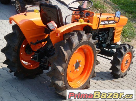 Japonský malotraktor KUBOTA L1500DT, 15 Hp, 4x4, nový lak