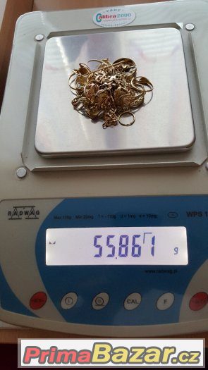Šperky/zlomky 14kar.55.86g