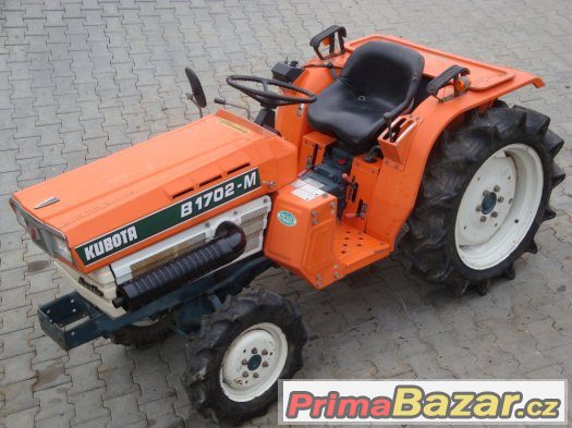 Malotraktor KUBOTA B1702M, 17 Hp, 4x4, tříválec