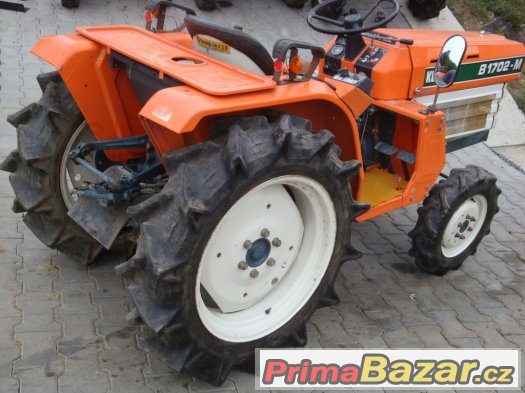 Malotraktor KUBOTA B1702M, 17 Hp, 4x4, tříválec