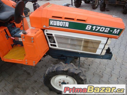 Malotraktor KUBOTA B1702M, 17 Hp, 4x4, tříválec