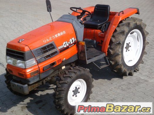 Výkonný malotraktor KUBOTA Grandel GL27 DT s výkonem 27 Hp