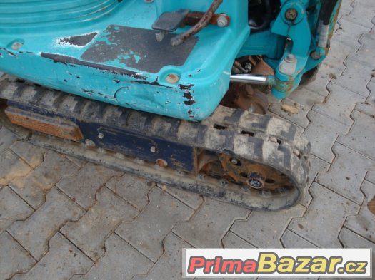 Pásové minirypadlo Kubota k005, minibagr 500kg, podkop