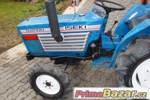 Japonský traktor ISEKI TU2100, 4x4, 21 Hp, tříválec