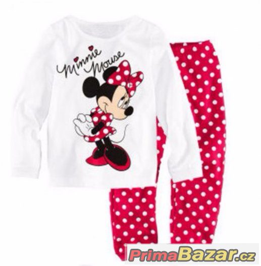 Pyžamo Minnie mouse červené