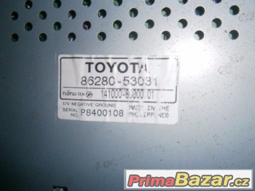 TOYOTA 8628C-53031 fujitsu ten 141000-80000 01 serial no. P8