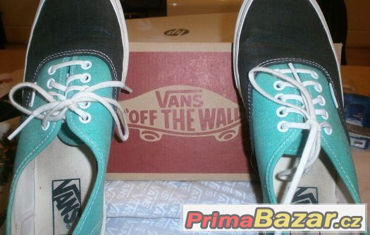 VANS original vel.39 šedo-zelené NOVÉ