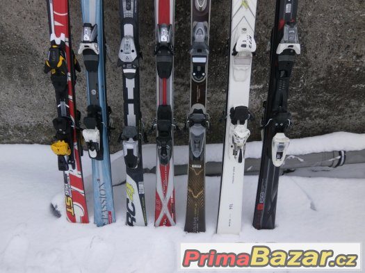 Použité lyže vč. vázání 156cm-168cm