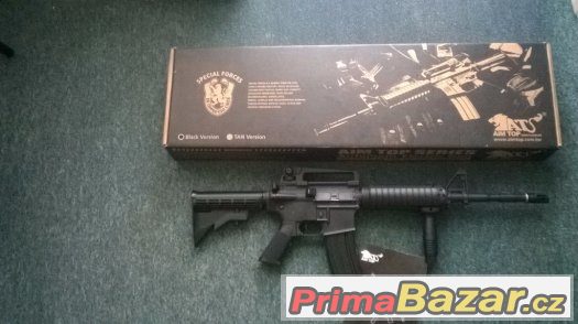 Airsoft zbran M4 RAS-celokov,Upgrade 150 m/s (AimTop)