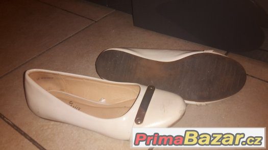 Dívčí balerínky CCC Jeny Fairy v. 36 nošené Dívčí balerínky CCC Jeny Fairy v. 36 nošené