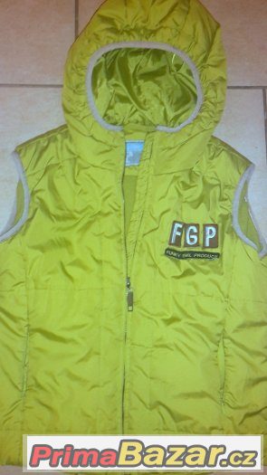 Dívčí podzimní, zimní vestas kapucí FGP.orig v. XS-S