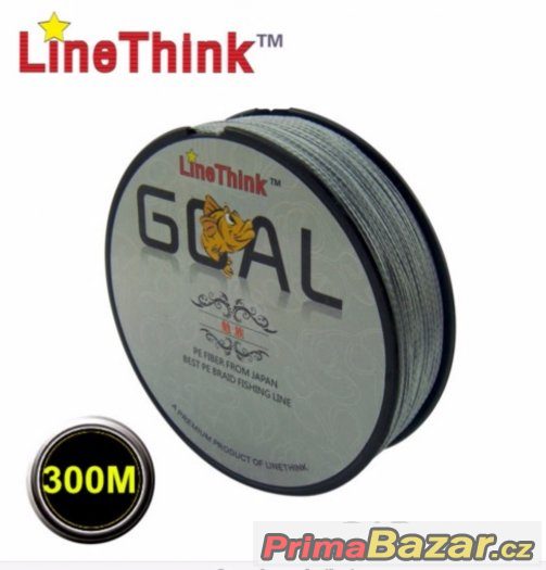 Pletená šňůra LineThink GOAL 300m  0,50mm/54,5kg