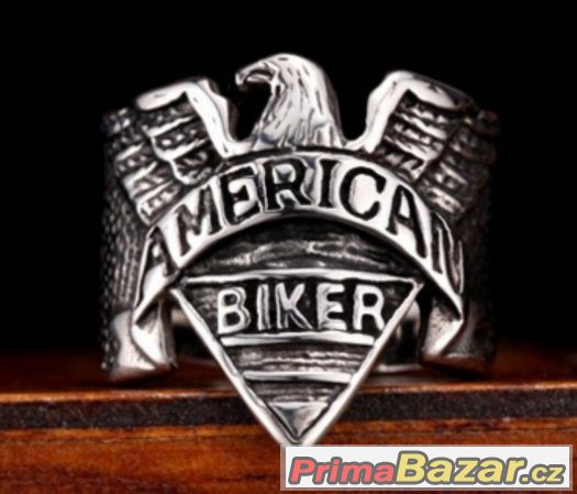 Prsten-/AMERICKÝ BIKER/