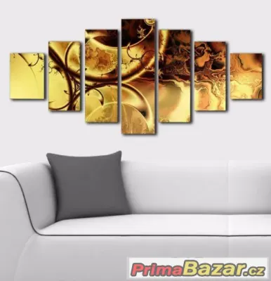 Velký obraz - sedmidílný - ROMANTICKÝ - 210x100 cm