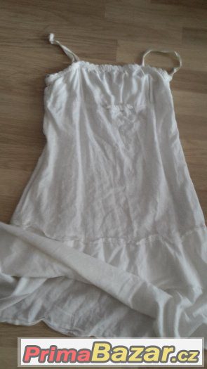 Bílé bavlněné šaty Terannova v.S