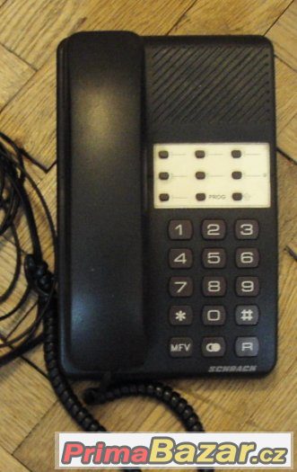 Stolní telefon Schrack Dialog A140 SW černý