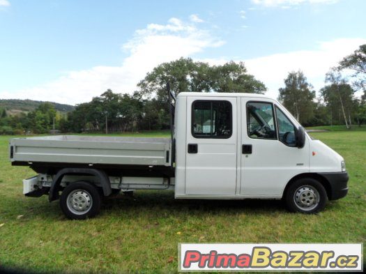 Peugeot Boxer 2.2 HDi valník-7 míst,klima,serviska,TOP