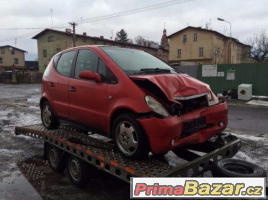 Mercedes A140 1998 polocabriolet asi spatny i motor