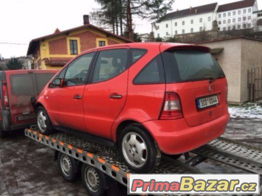 Mercedes A140 1998 polocabriolet asi spatny i motor