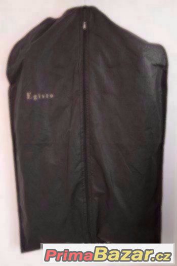Prodám černý, vlněný, italský oblek Egisto velikosti 46