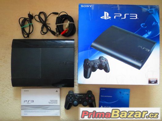 Sony Playstation 3 500 GB PLATNÁ ZÁRUKA +3 hry ZDARMA