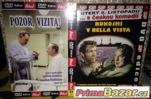 6x DVD české filmy / komedie - kus 20.- Kč